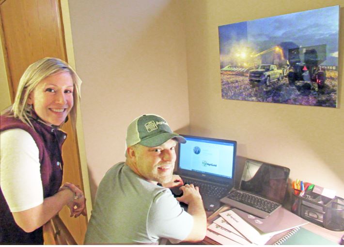 Matt and Laura Odland enjoy small town living in Clarion