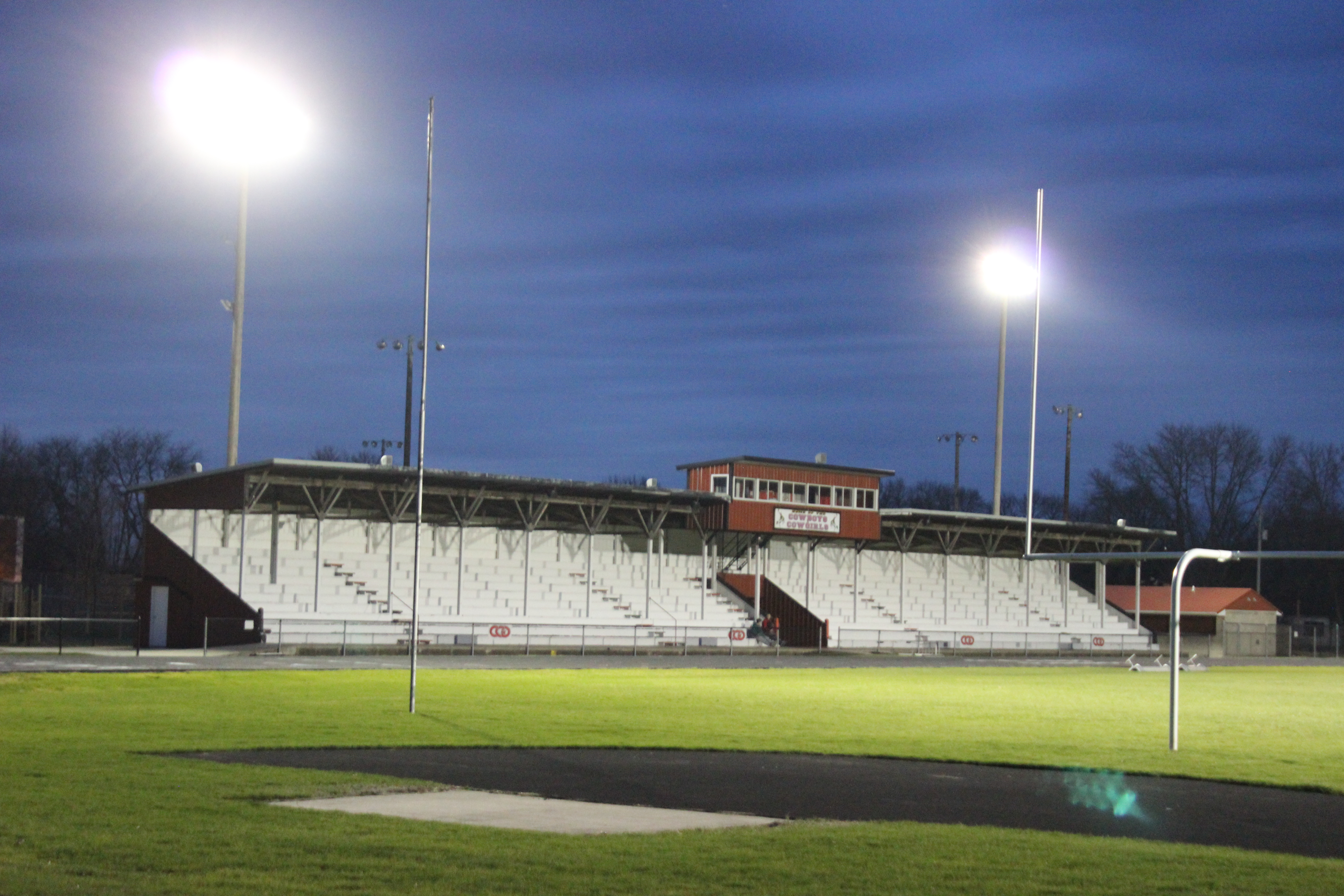 Lighting stadiums and lifting spirits