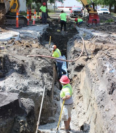 Water main replacement underway for south Clarion