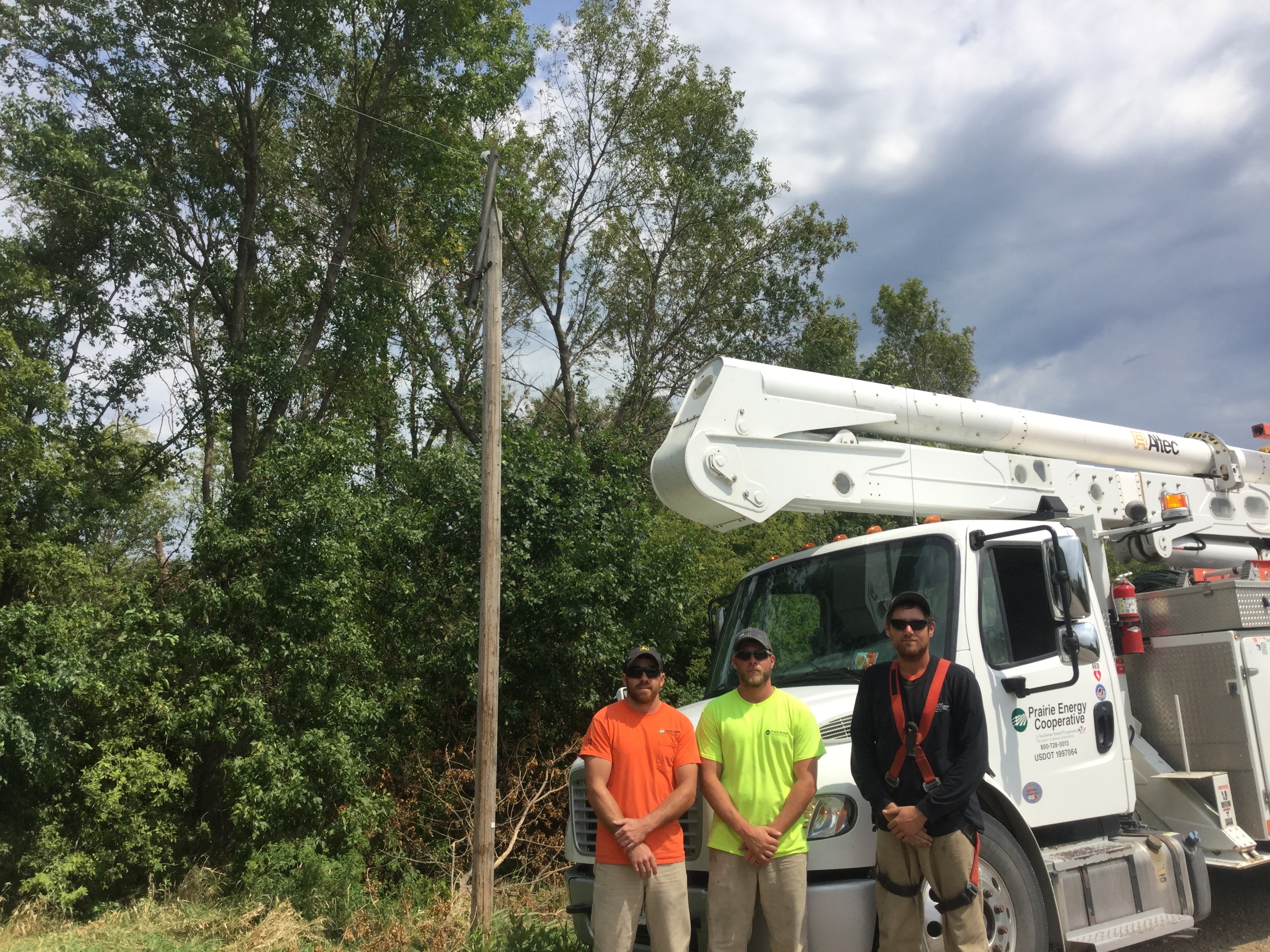 “It’s what we do. We turn people’s lights on”- Prairie Energy crews help restore power after derecho