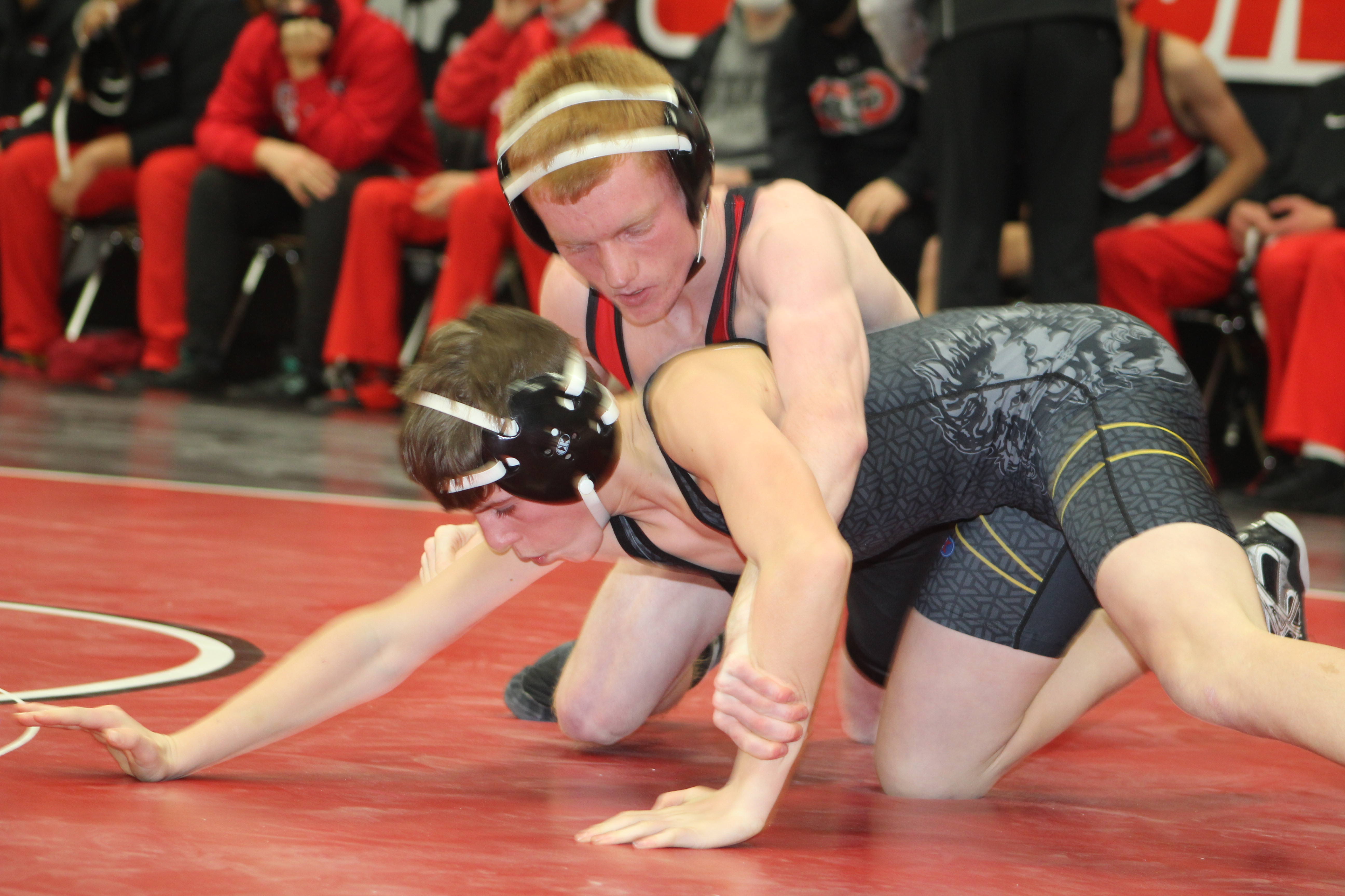 Cowboy wrestlers take two home duals