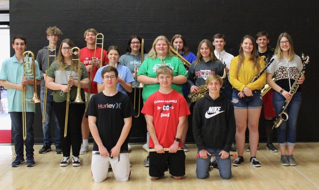 Clarion-Goldfield-Dows High School Band Solo Festival Results