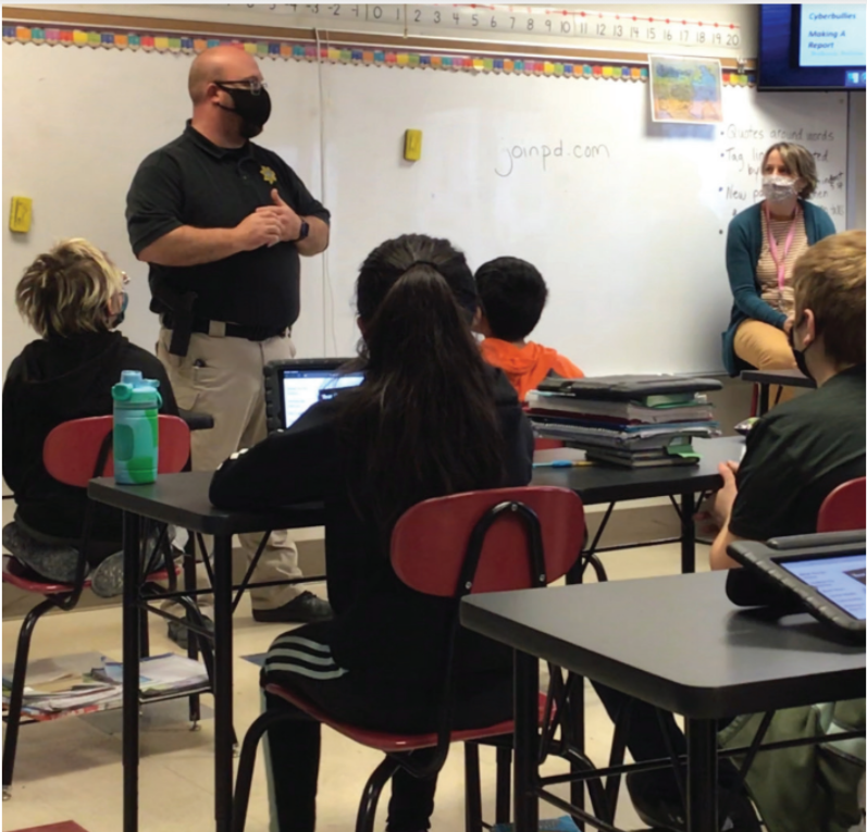 Wright County school kids learn about Digital footprints