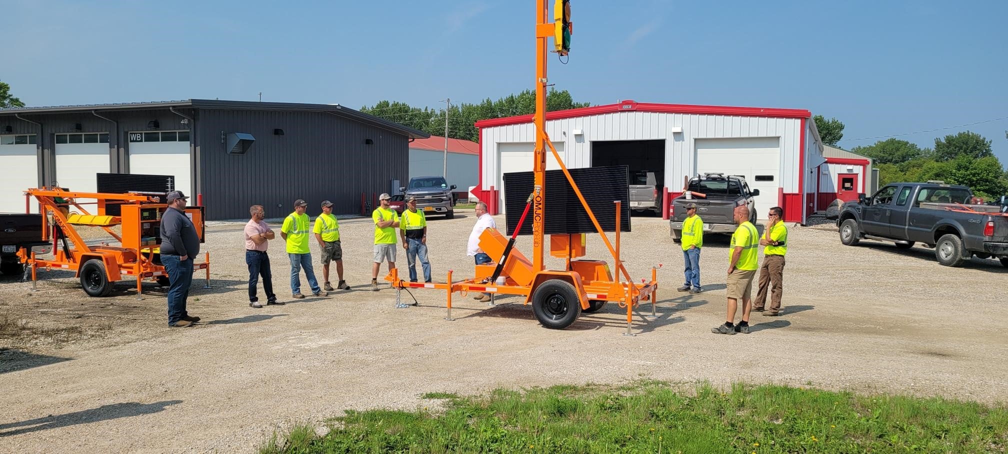 New portable traffic control lights in county