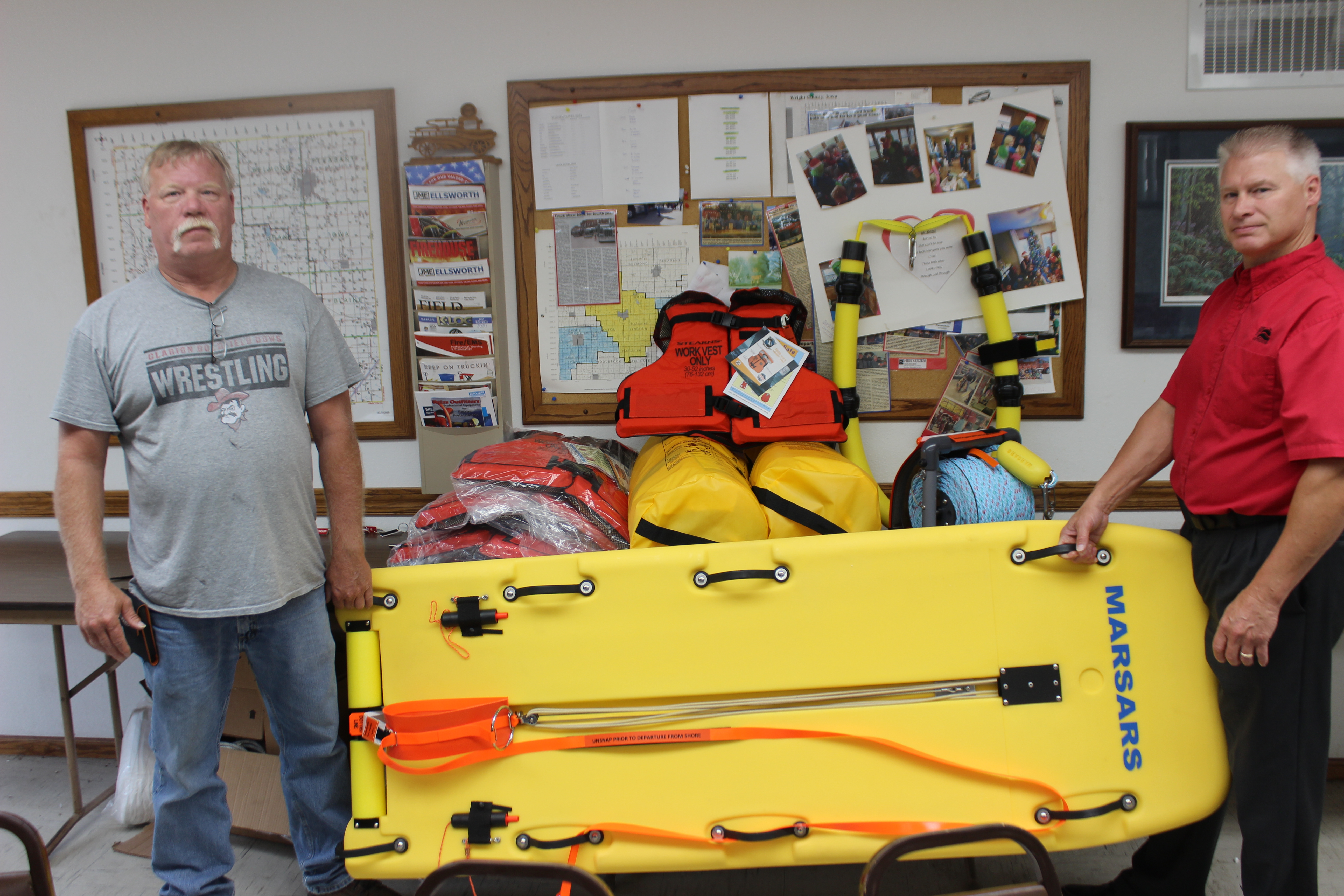 Clarion Fire Dept ready for ice rescues with new equipment