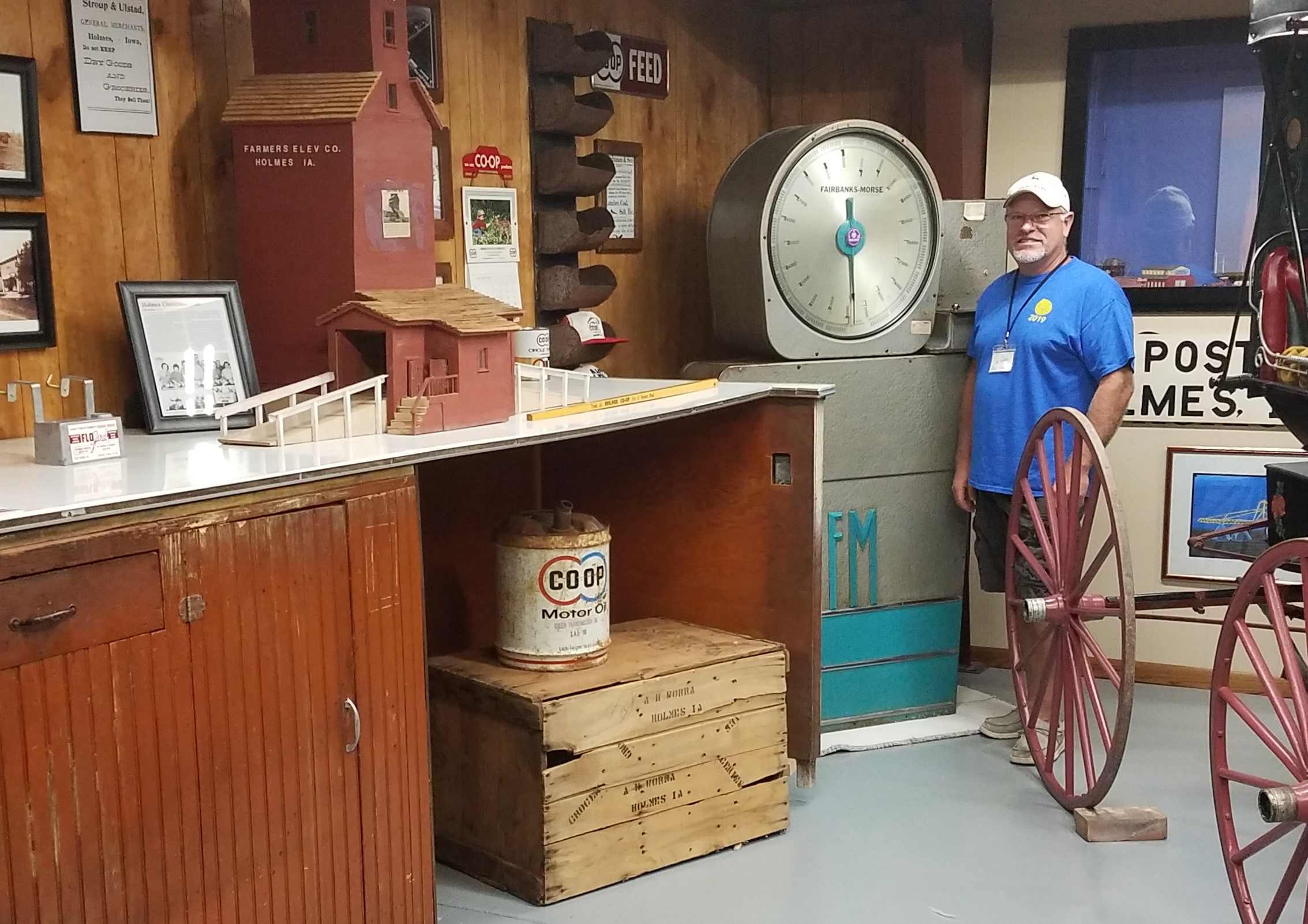 Holmes display at Heartland Museum