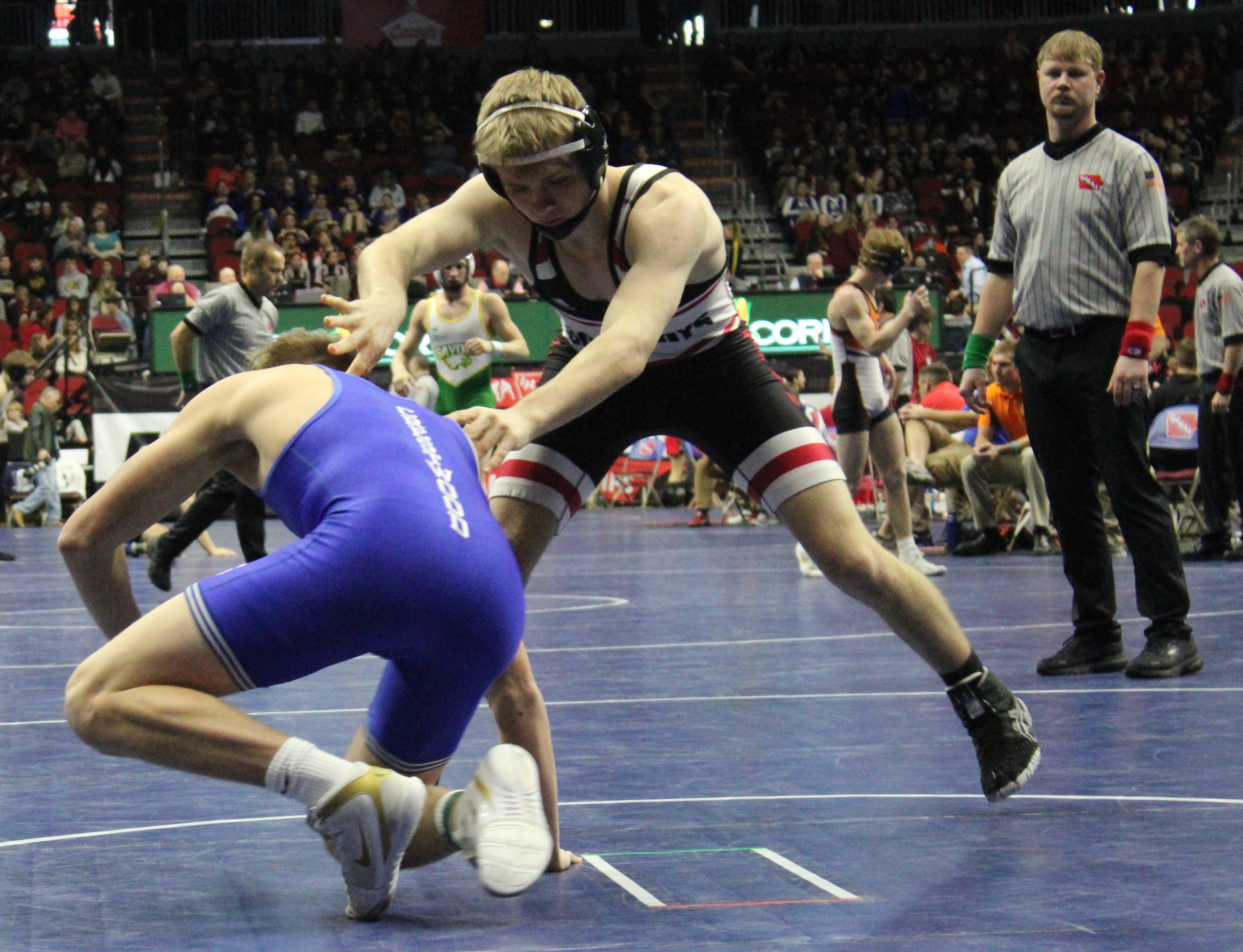 Garrett Seaba clinches second at state!