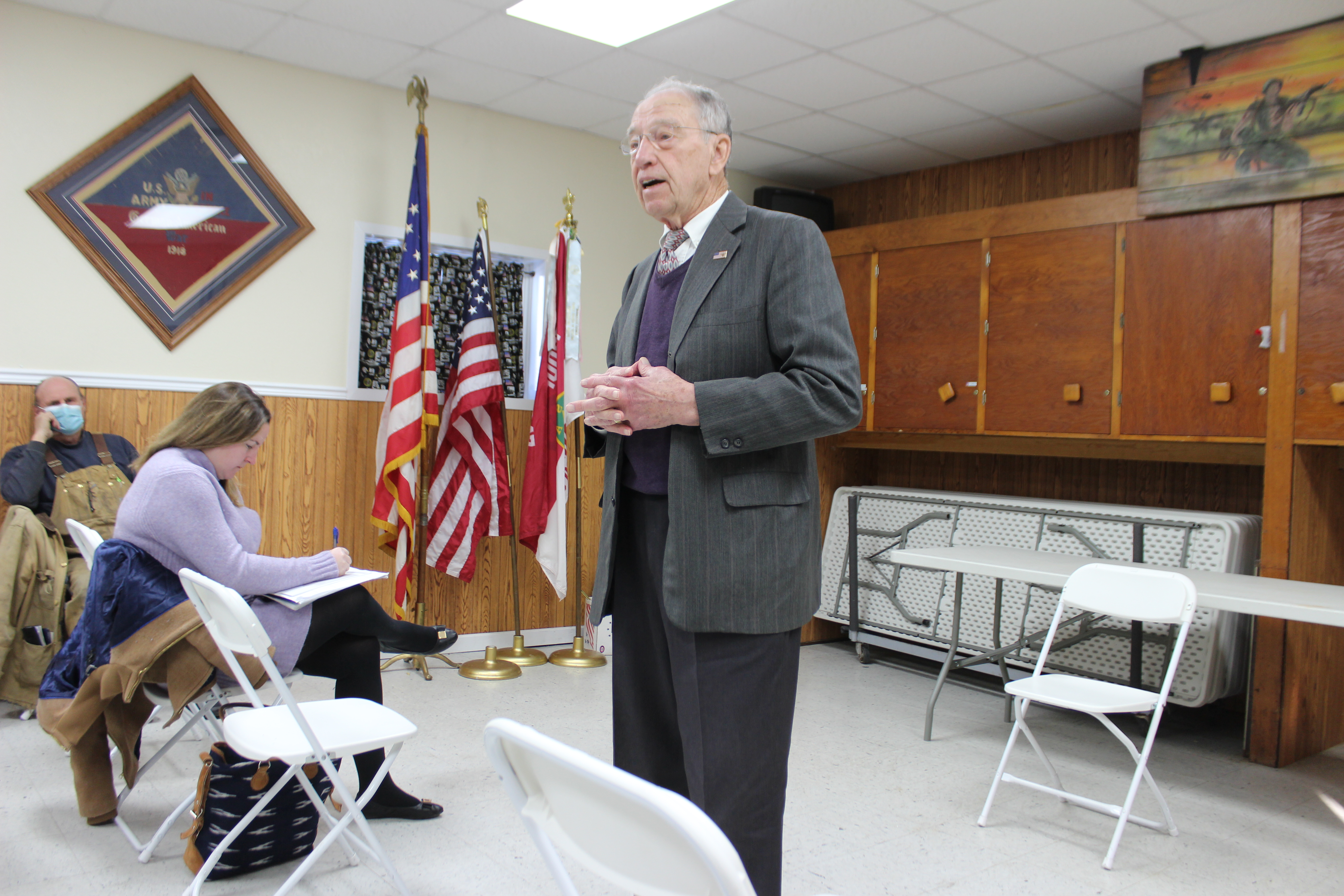 Grassley holds town hall meeting in Wright County