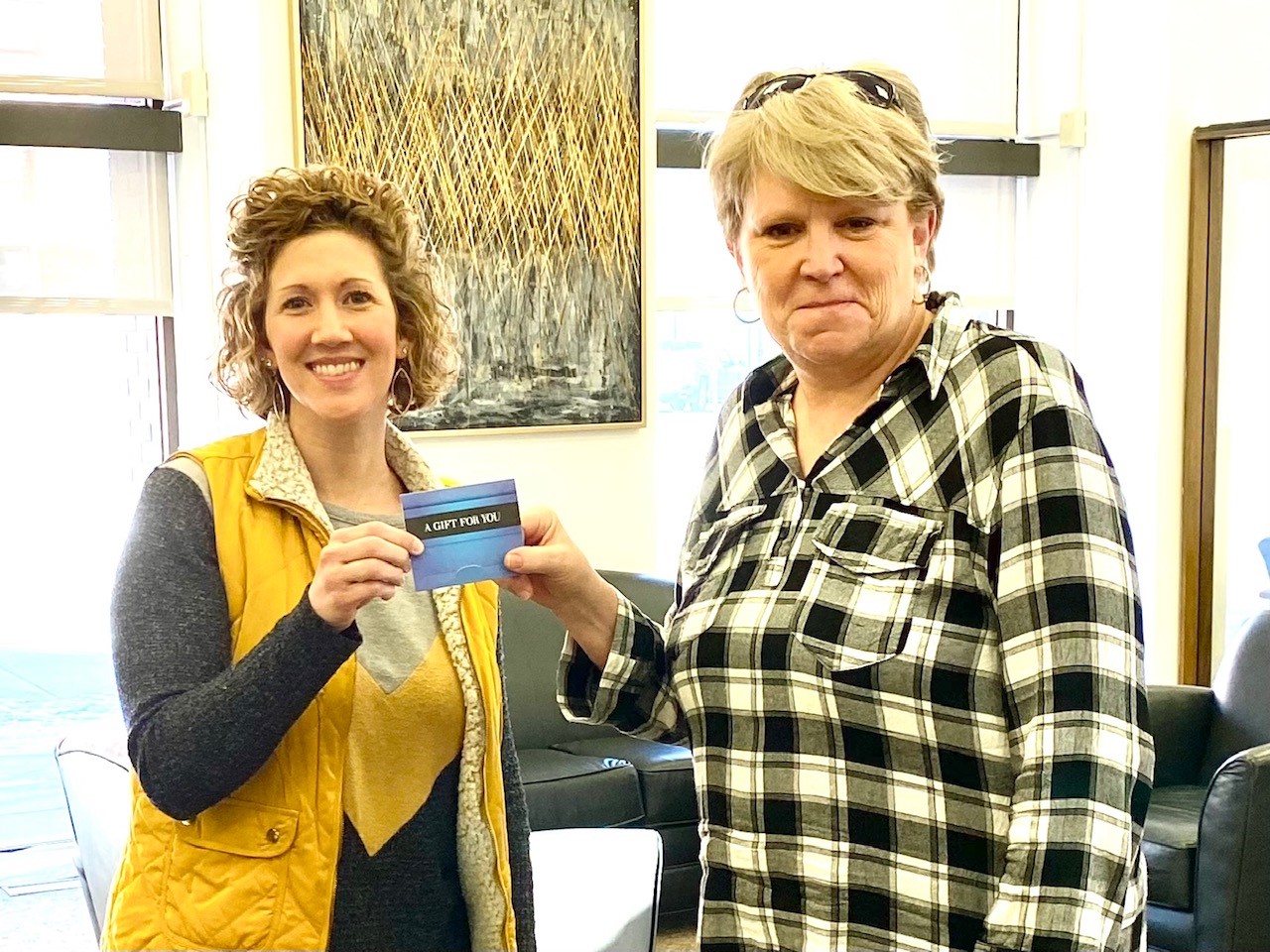 Woolstock woman wins First Bank contest