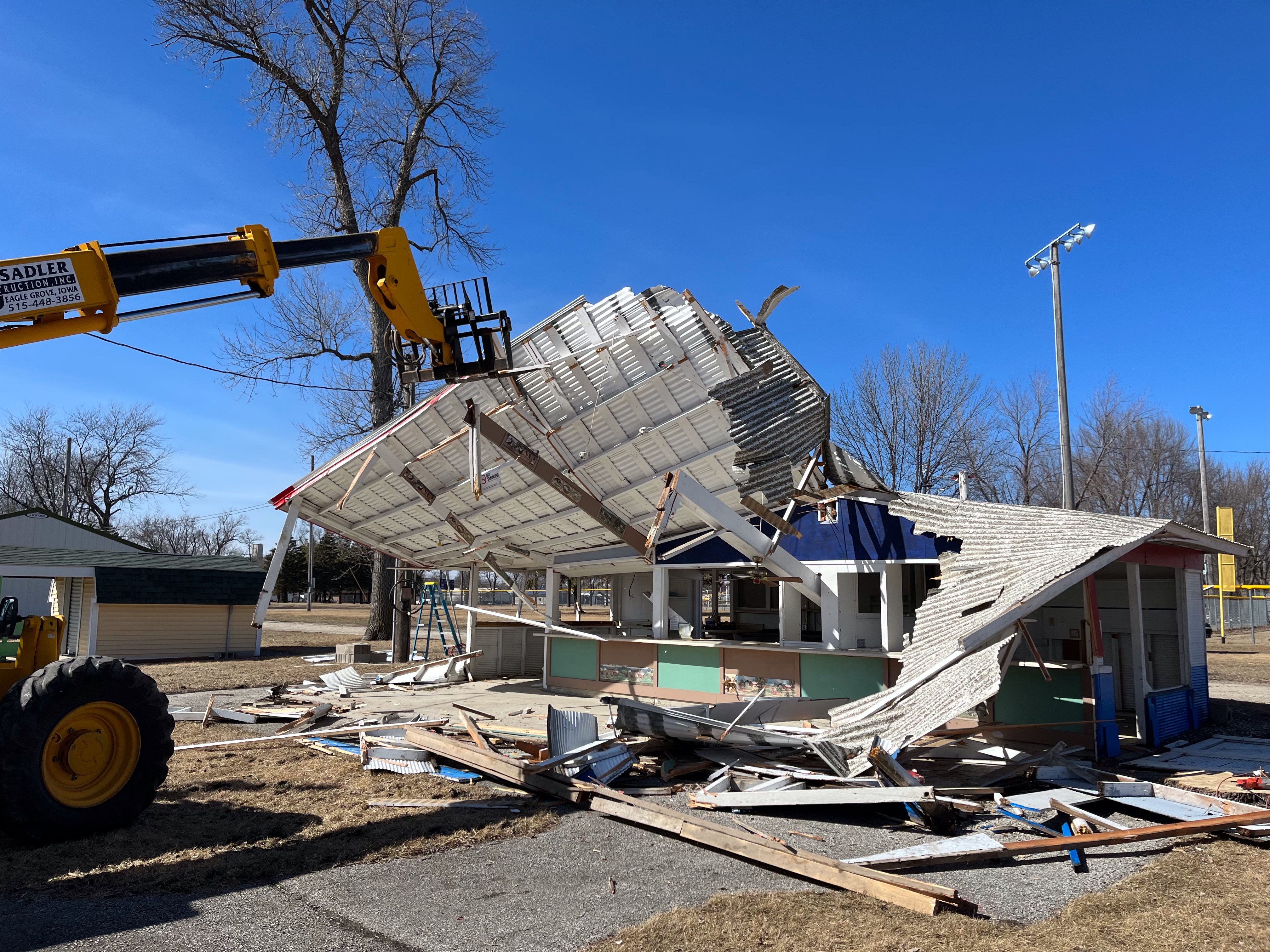 Church fair stand torn down to make space for new and improved