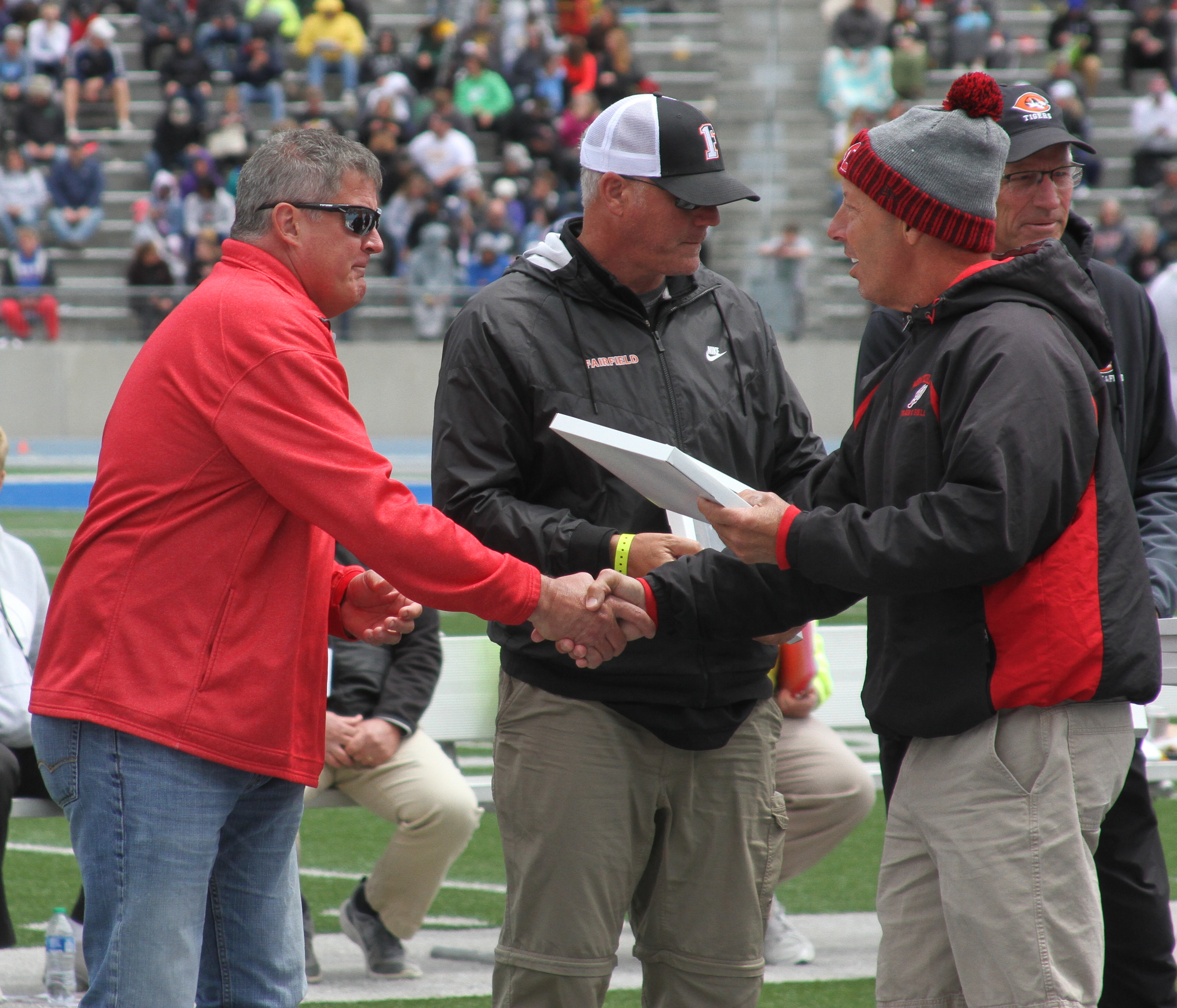 CGD coach honored for 25 years coaching track