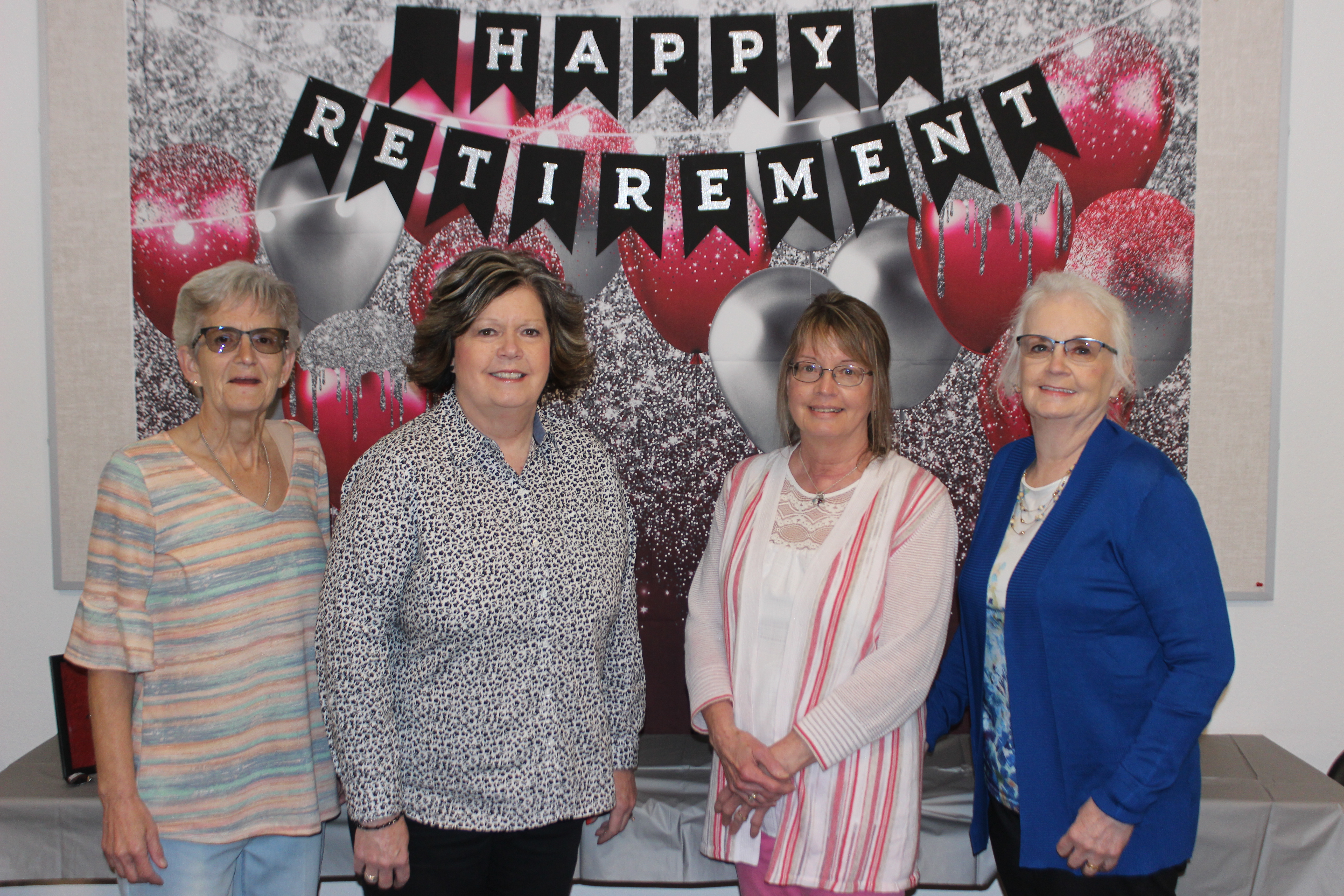 CGD honors four retirees with around 80 years combined service