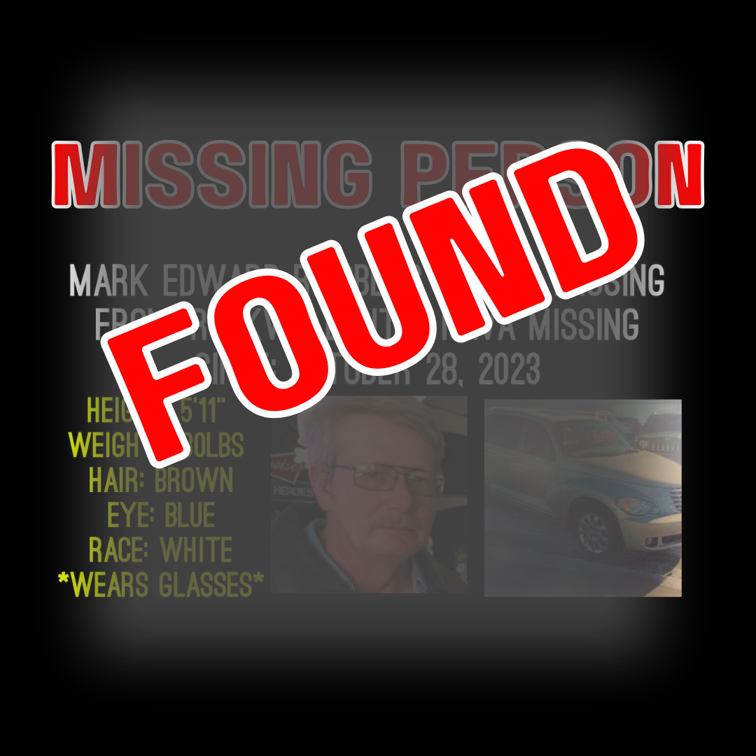 Missing Iowa Man, Mark Riesberg, located in Jolley