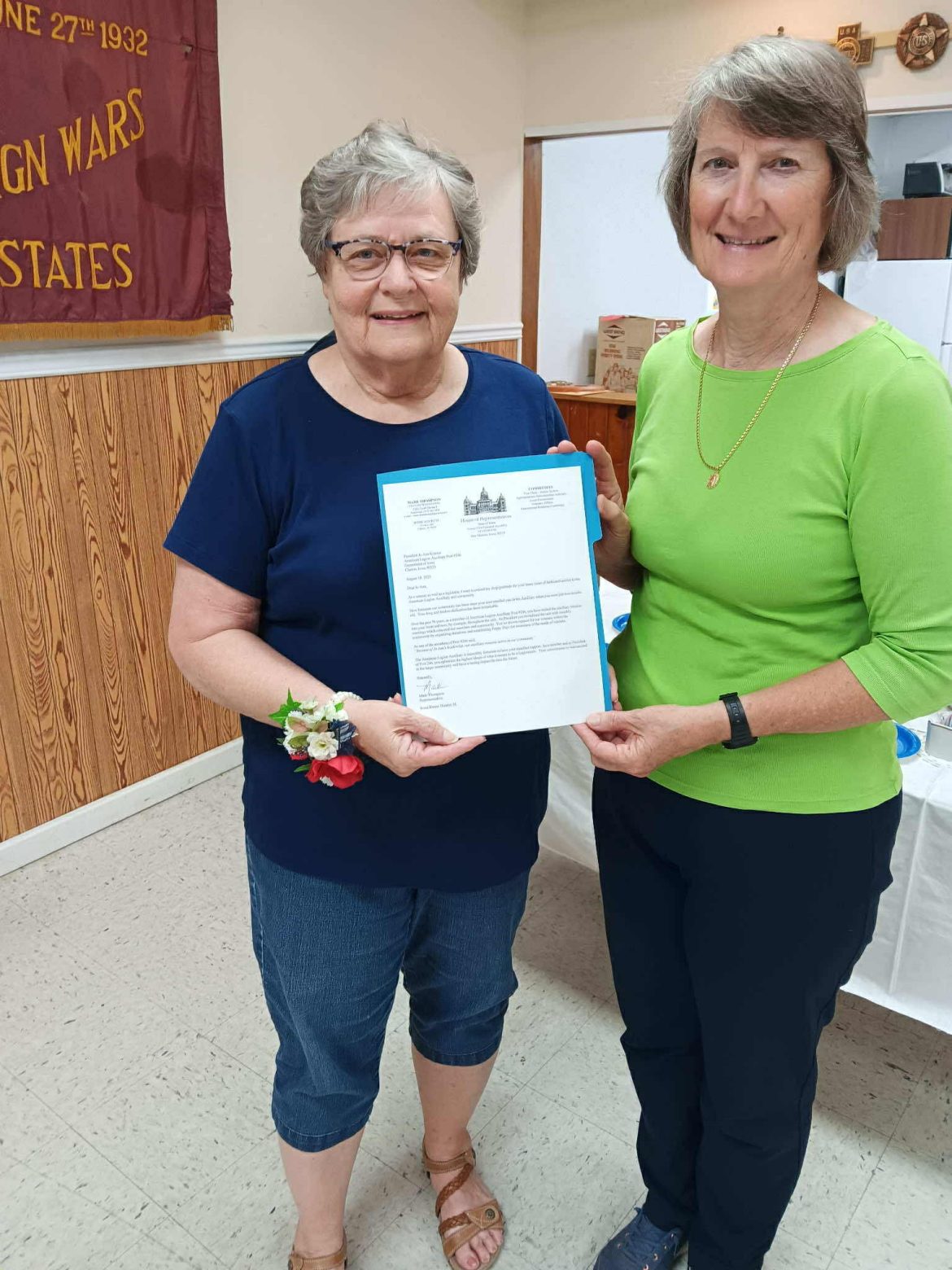 Kramer Celebrates 78 Years as an American Legion Member