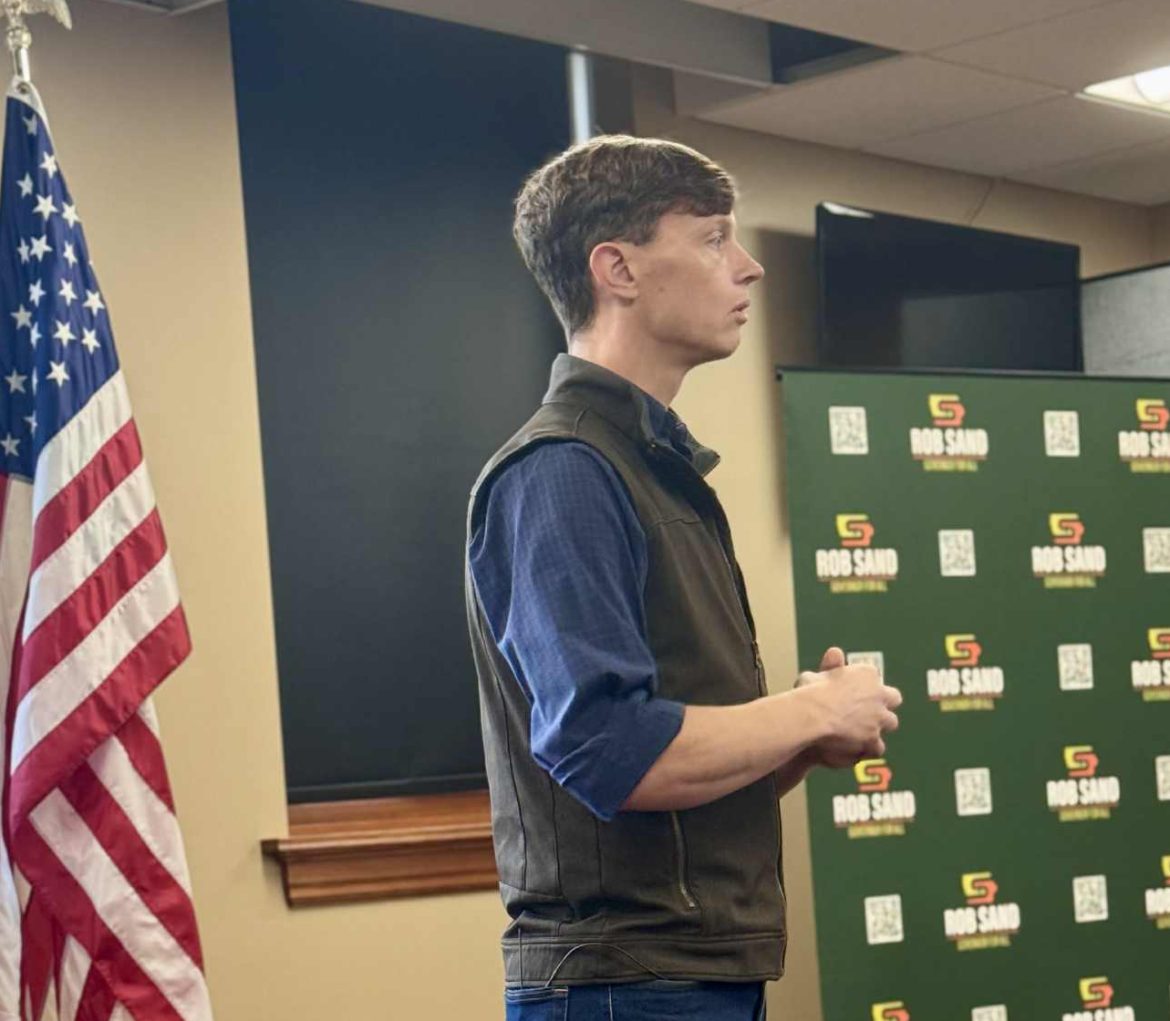 Sand Brings Reform Message to Clarion Town Hall