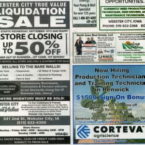 Display Ad – The Wright County Monitor (Print Edition)